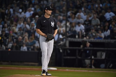 Gerrit Cole #45 of the New York Yankees (Photo by Mark Brown/Getty Images)