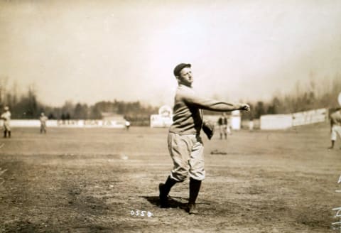 Jack Chesbro, in a Highlanders uniform (Photo Reproduction by Transcendental Graphics/Getty Images)