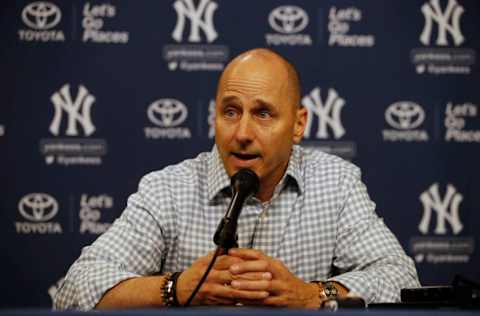 New York Yankees General Manager Brian Cashman (Photo by Rich Schultz/Getty Images)