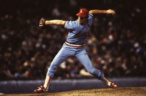 Former New York Yankees pitcher Jim Kaat (pictured in ’82 with the Cardinals) (Photo by Ronald C. Modra/Getty Images)