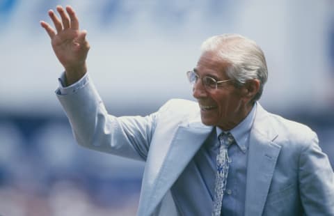 New York Yankees legend Phil Rizzuto – (Photo by Vincent Laforet/Getty Images)