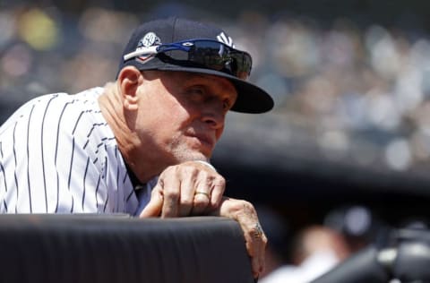 NEW YORK, NY - JUNE 17: Former player Ron Blomberg of the New York Yankees is introduced during the New York Yankees 72nd Old Timers Day game before the Yankees play against the Tampa Bay Rays at Yankee Stadium on June 17, 2018 in the Bronx borough of New York City. (Photo by Adam Hunger/Getty Images)