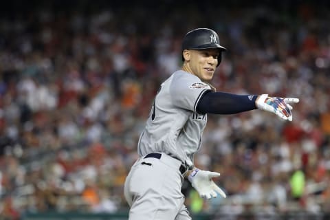 Aaron Judge of the New York Yankees (Photo by Rob Carr/Getty Images)