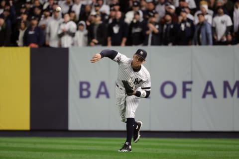 Aaron Judge #99 of the New York Yankees (Photo by Elsa/Getty Images)