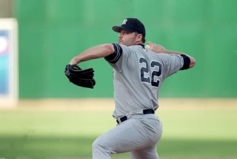 New York Yankees hurler Roger Clemens (Mandatory Credit: Tom Hauck /Allsport)