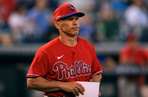 Phillies manager Joe Girardi (Photo by Carmen Mandato/Getty Images)