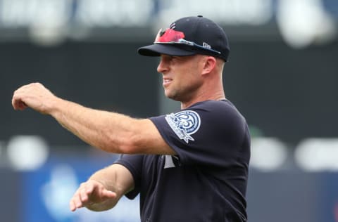 Brett Gardner #11 of the New York Yankees (Photo by John Capella/Sports Imagery/Getty Images)