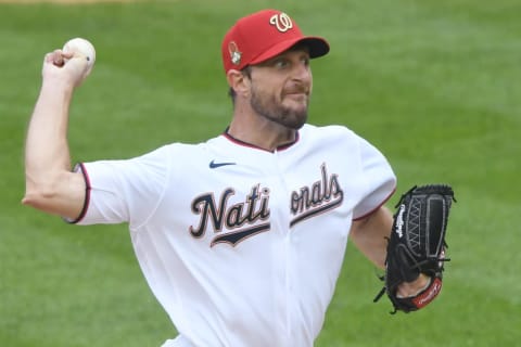 Max Scherzer #31 of the Washington Nationals (Photo by Mitchell Layton/Getty Images)