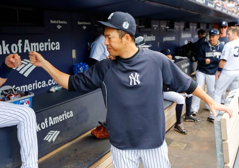 Hiroki Kuroda #18 of the New York Yankees (Photo by Jim McIsaac/Getty Images)