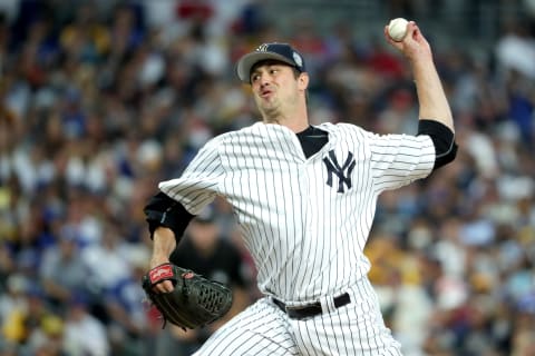 Andrew Miller #48 of the New York Yankees (Photo by Sean M. Haffey/Getty Images)