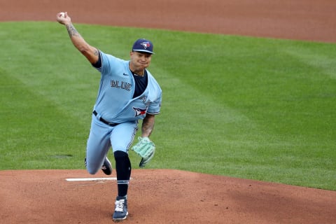 Taijuan Walker #0 of the Toronto Blue Jays (Photo by Bryan M. Bennett/Getty Images)