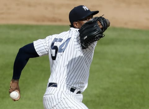 Aroldis Chapman #54 of the New York Yankees (Photo by Jim McIsaac/Getty Images)