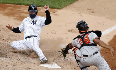 Clint Frazier #77 of the New York Yankees (Photo by Jim McIsaac/Getty Images)