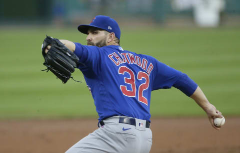 Tyler Chatwood #32 of the Chicago Cubs (Photo by Duane Burleson/Getty Images)