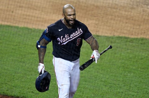 Eric Thames #9 of the Washington Nationals (Photo by G Fiume/Getty Images)