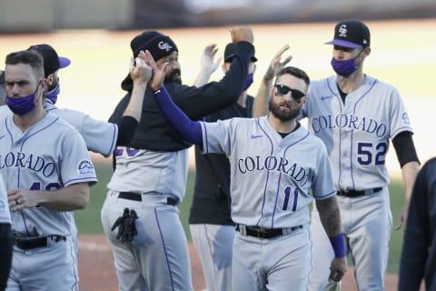 Kevin Pillar #11 of the Colorado Rockies (Photo by Lachlan Cunningham/Getty Images)