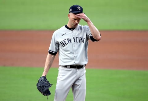 J.A. Happ #33 of the New York Yankees (Photo by Sean M. Haffey/Getty Images)