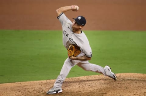 Yankees RHP Jonathan Loaisiga (Photo by Christian Petersen/Getty Images)