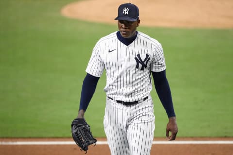 Aroldis Chapman #54 of the New York Yankees (Photo by Sean M. Haffey/Getty Images)