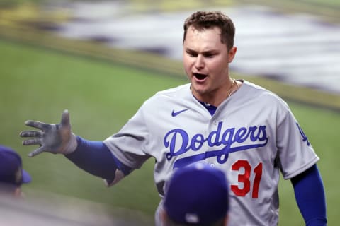 Joc Pederson #31 of the Los Angeles Dodgers (Photo by Tom Pennington/Getty Images)