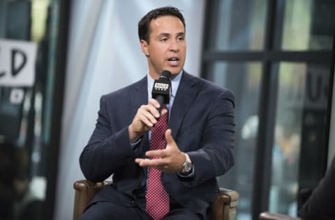 NEW YORK, NY - NOVEMBER 09: Mark Teixeira visits Build Series to discuss DREAM at Build Studio on November 9, 2017 in New York City. (Photo by Jenny Anderson/Getty Images)