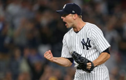 David Robertson #30 of the New York Yankees (Photo by Rich Schultz/Getty Images)