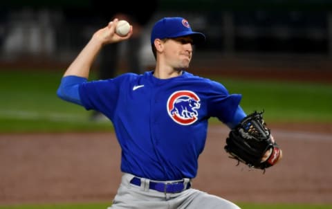 Kyle Hendricks #28 of the Chicago Cubs (Photo by Justin Berl/Getty Images)