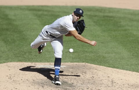 NEW YORK, NEW YORK – AUGUST 30: Ben Heller #61 of the New York Yankees (Photo by Jim McIsaac/Getty Images)