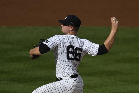 Clarke Schmidt #86 of the New York Yankees (Photo by Sarah Stier/Getty Images)