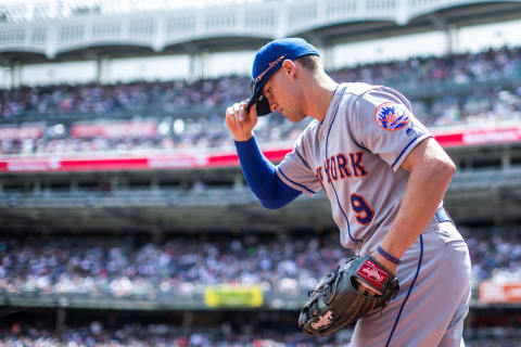 Brandon Nimmo #9 of the New York Mets (Photo by Rob Tringali/SportsChrome/Getty Images)