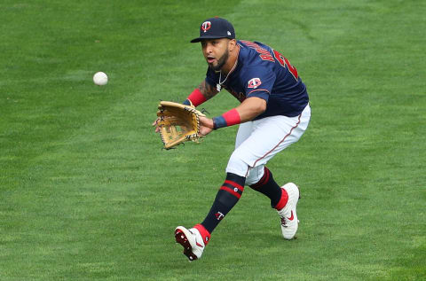 Eddie Rosario #20 of the Minnesota Twins (Photo by Adam Bettcher/Getty Images)