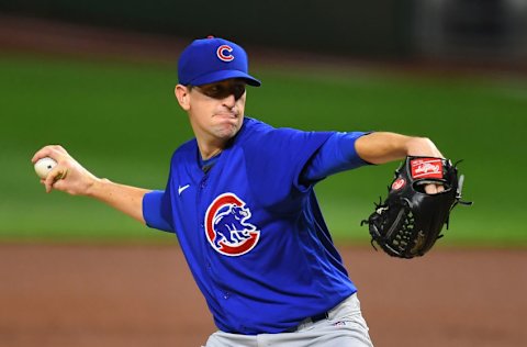 PITTSBURGH, PA - SEPTEMBER 02: Kyle Hendricks #28 of the Chicago Cubs in action during the game against the Pittsburgh Pirates at PNC Park on September 2, 2020 in Pittsburgh, Pennsylvania. (Photo by Joe Sargent/Getty Images)