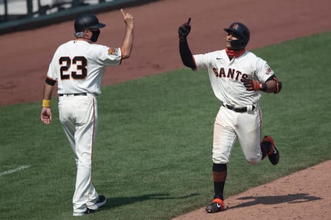 Donovan Solano #7 of the San Francisco Giants (Photo by Jason O. Watson/Getty Images)