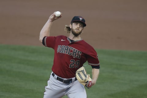 Merrill Kelly #29 of the Arizona Diamondbacks (Photo by Lachlan Cunningham/Getty Images)