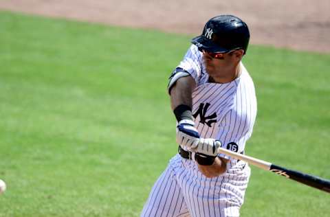 TAMPA, FLORIDA - FEBRUARY 28: Mike Tauchman #39 of the New York Yankees (Photo by Douglas P. DeFelice/Getty Images)