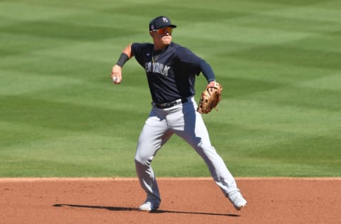 CLEARWATER, FLORIDA - MARCH 04: Gio Urshela #29 of the New York Yankees (Photo by Mark Brown/Getty Images)