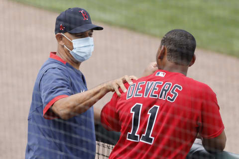 Manager Alex Cora of the Boston Red Sox (Photo by Michael Reaves/Getty Images)