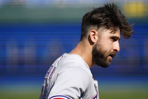 Joey Gallo #13 of the Texas Rangers (Photo by Ed Zurga/Getty Images)