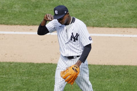 Domingo German #55 of the New York Yankees (Photo by Sarah Stier/Getty Images)