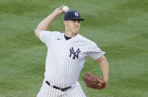 NEW YORK, NEW YORK - APRIL 07: Jameson Taillon #50 of the New York Yankees pitches during the first inning against the Baltimore Orioles at Yankee Stadium on April 07, 2021 in the Bronx borough of New York City. (Photo by Sarah Stier/Getty Images)