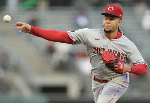 Luis Castillo #58 of the Cincinnati Reds (Photo by Thearon W. Henderson/Getty Images)