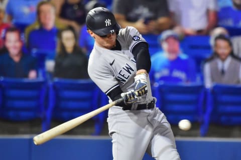 New York Yankees OF Clint Frazier (Photo by Julio Aguilar/Getty Images)