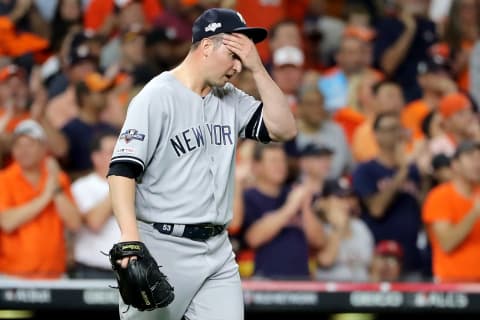 Zack Britton #53 of the New York Yankees (Photo by Elsa/Getty Images)