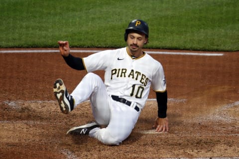 Bryan Reynolds #10 of the Pittsburgh Pirates (Photo by Justin K. Aller/Getty Images)