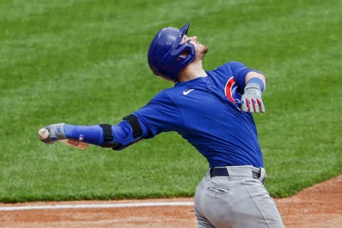 Ian Happ #8 of the Chicago Cubs (Photo by Dylan Buell/Getty Images)