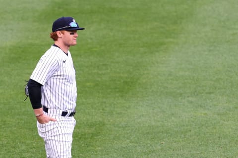 Clint Frazier #77 of the New York Yankees (Photo by Rich Schultz/Getty Images)