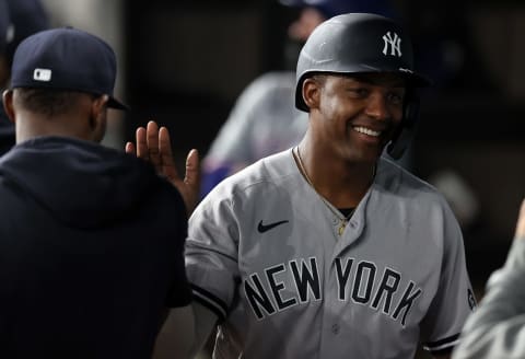 Miguel Andujar #41 of the New York Yankees (Photo by Ronald Martinez/Getty Images)