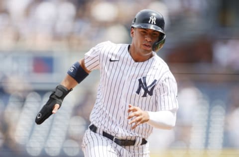 NEW YORK, NEW YORK - MAY 22: Gleyber Torres #25 of the New York Yankees (Photo by Sarah Stier/Getty Images)