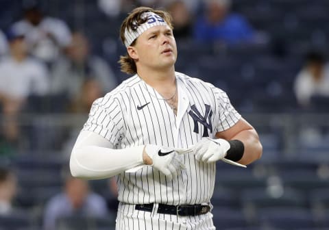 Luke Voit #59 of the New York Yankees (Photo by Jim McIsaac/Getty Images)