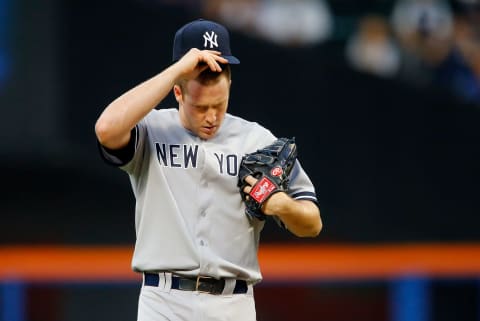 Chase Whitley #39 of the New York Yankees (Photo by Jim McIsaac/Getty Images)